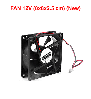 FAN 12V (8x8x2.5 cm) (New)