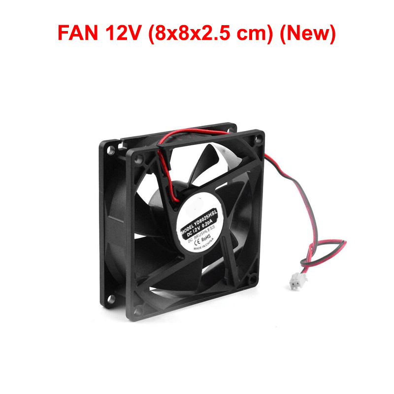 FAN 12V (8x8x2.5 cm) (New)