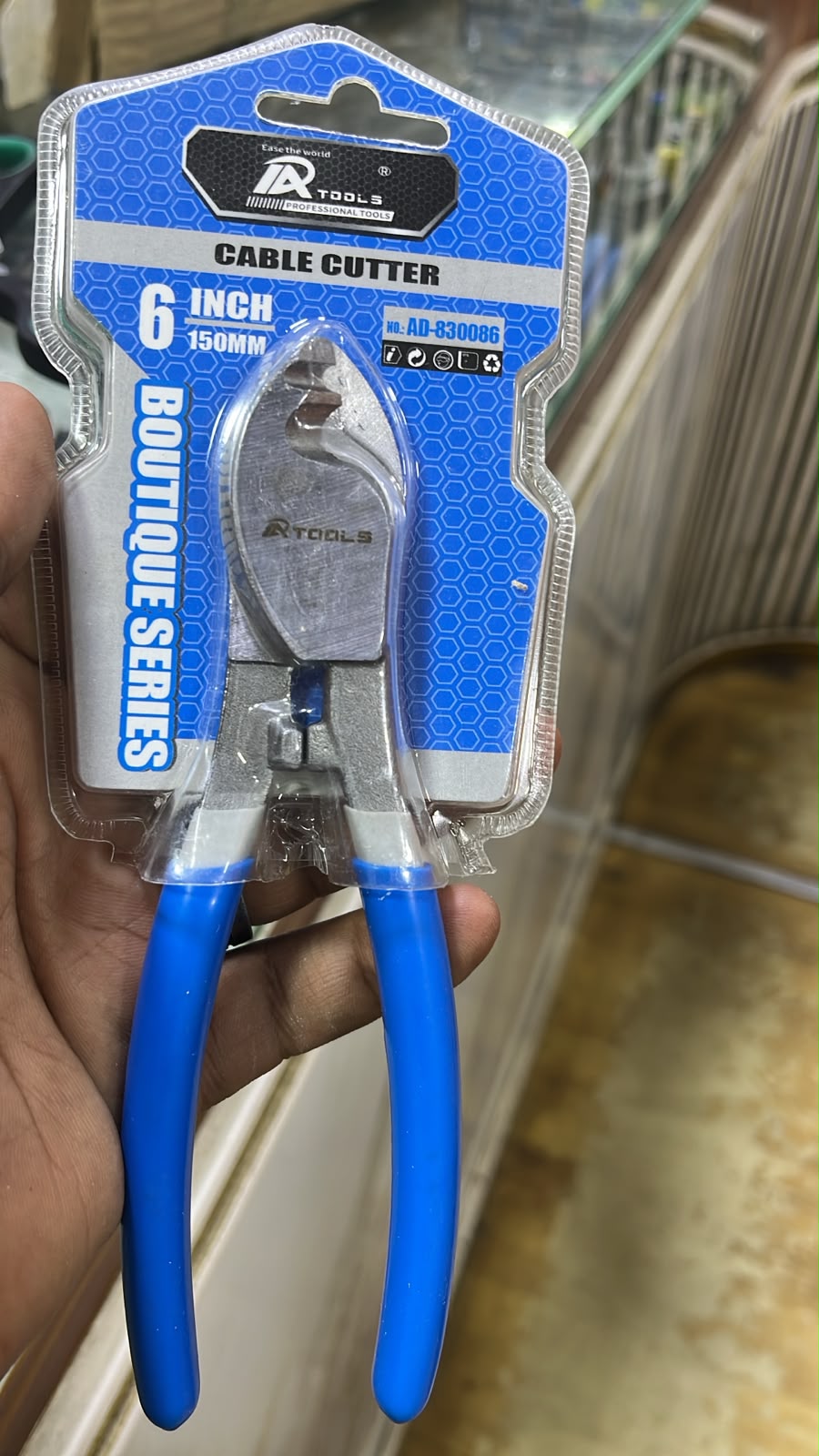 Heavy Duty Cable Cutter Steel (150mm - 6inch)  AD-830086 (Blue)