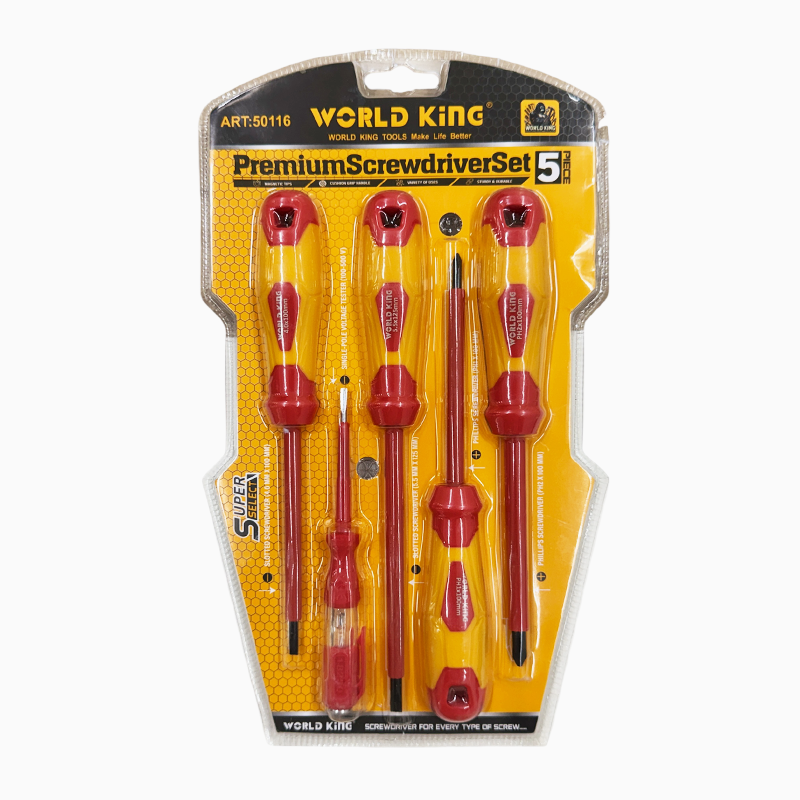 Electrical Insulated Screwdriver Set for Professional Use 5Pcs