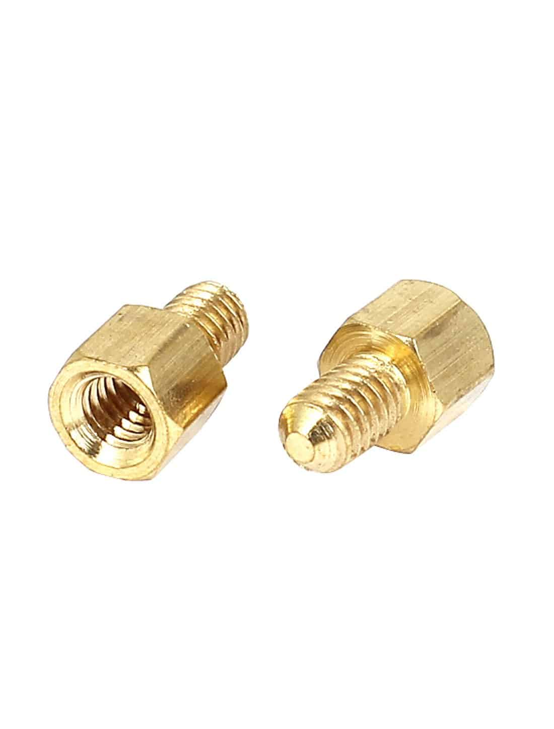Copper Spacer M/F (M3x6mm)