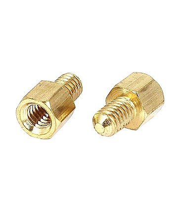 Copper Spacer M/F (M3x6mm)