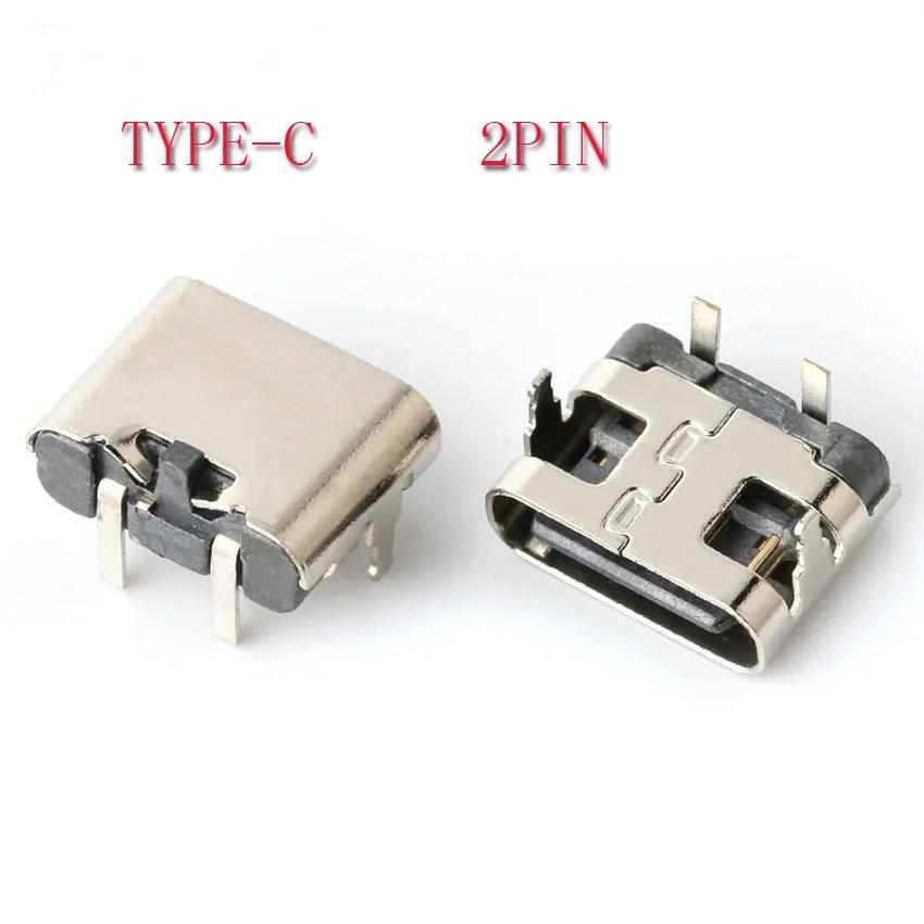 Female USB Connector Type C - 2Pin