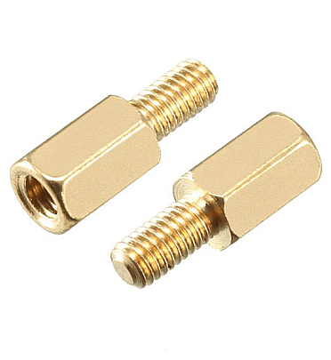 Copper Spacer M/F (M3x10mm)