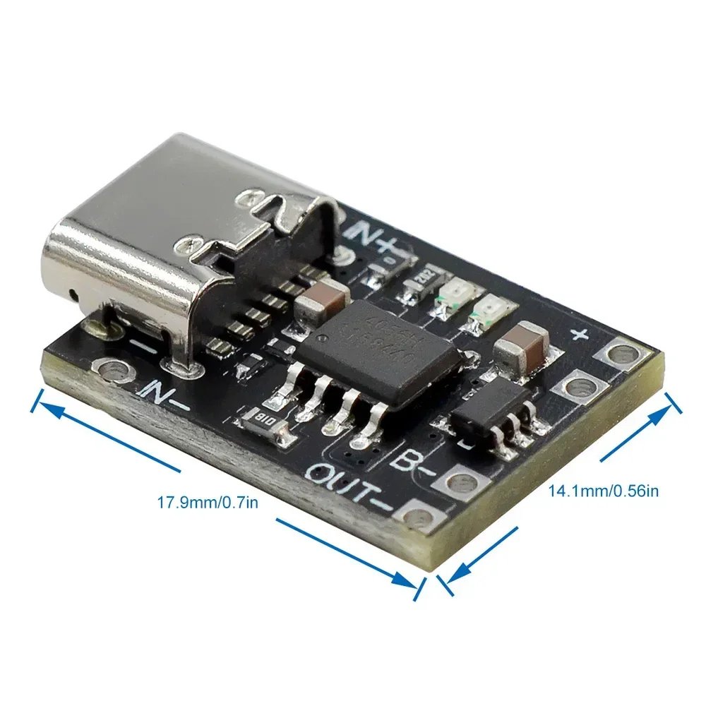 Small Lithium Battery Charge Module Type-C