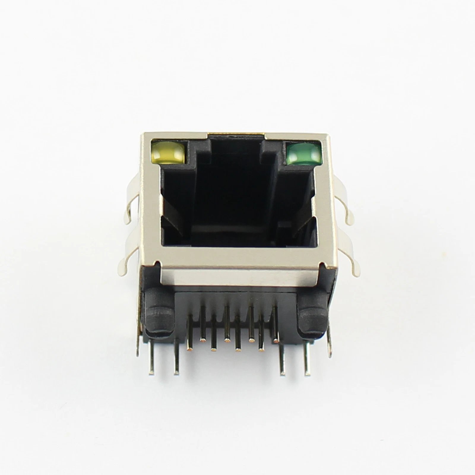 RJ45 - 8Pin  (8P8C)  Shielded PCB Mount Network Socket Connector With LED Ethernet (LAN) Female