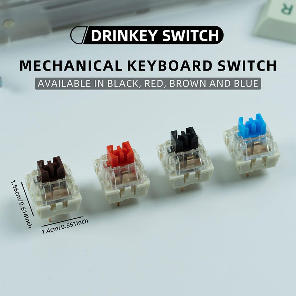 Mechanical Keyboard Switch - Clicker Key for LED Gaming Keyboards - Mixed Color
