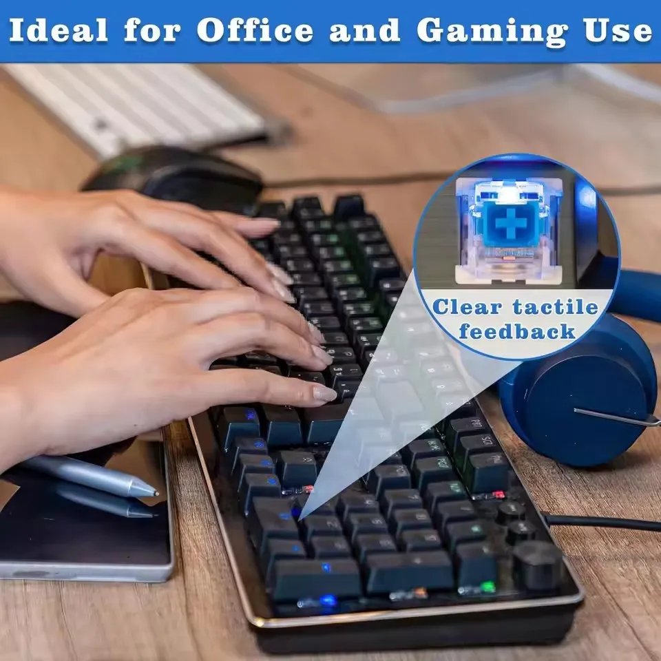 Mechanical Keyboard Switch - Clicker Key for LED Gaming Keyboards - Mixed Color