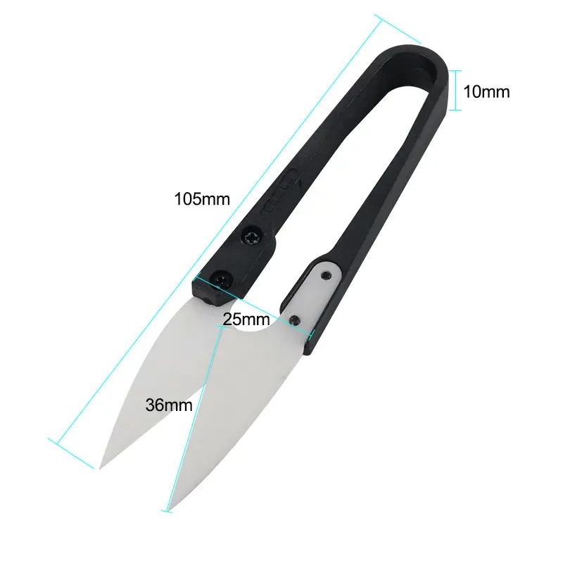 Ceramic  Sharp Cutting Sewing Scissors Cutter Cross Stitch (WYLIE)