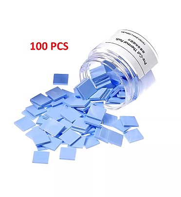 Pre-Cut Thermal Silicone Pads (WL-30C) 12x12x1.5mm (100 Pcs)
