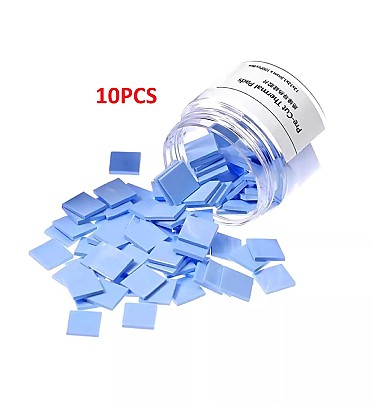 Pre-Cut Thermal Silicone Pads (WL-30C) 12x12x1.5mm (10 Pcs)