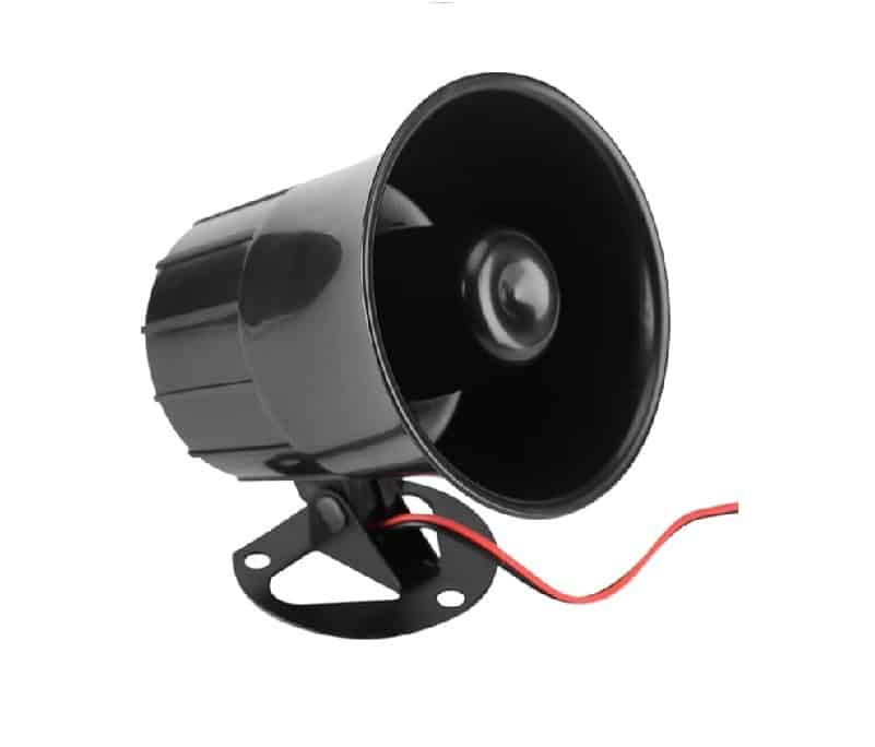 Wired Alarm Loudly Sound Horn Emergency Siren Speaker with Bracket for Security Alarm System (DC12V-15W)