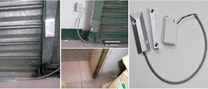 Wireless Magnetic Metal Door Sensor 433Mhz CHUANGO (MC-55) For Home Alarm System