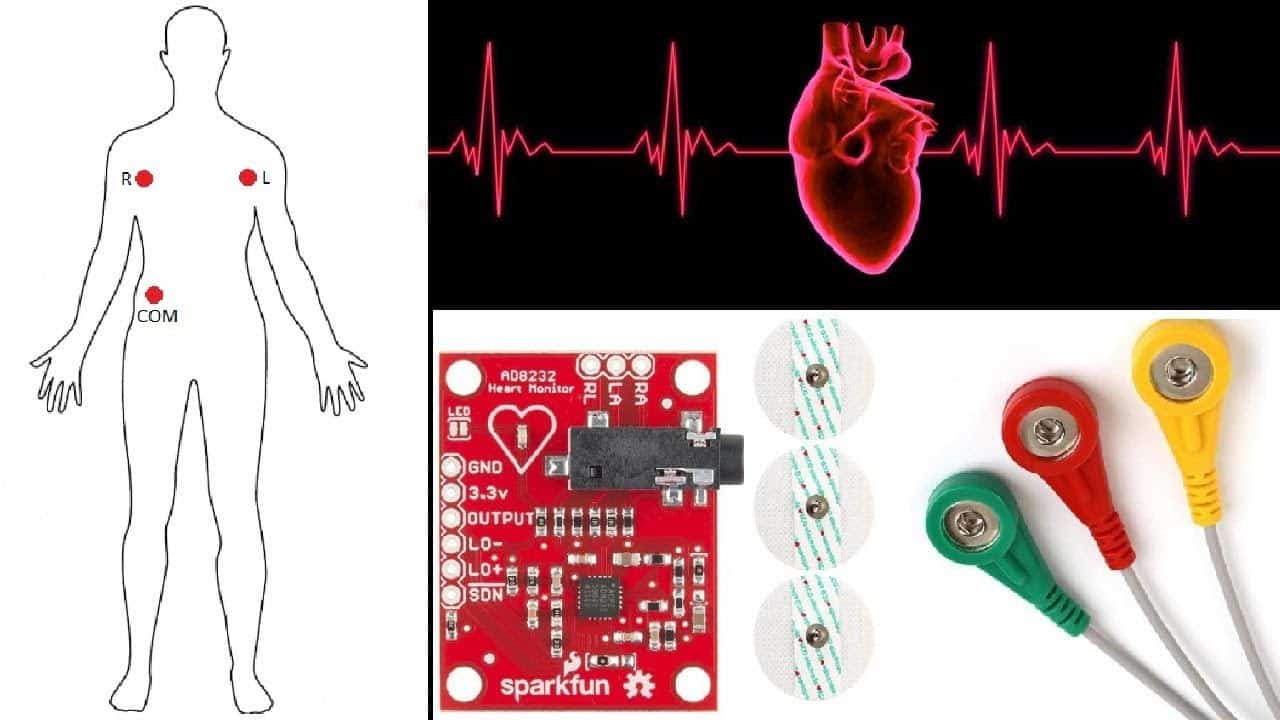 ECG Module AD8232 – Heart Rate (Pulse Rate) Sensor