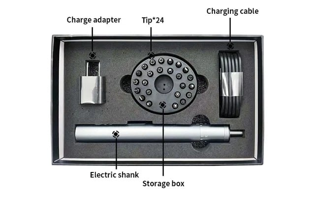Mini Portable Electric Screwdriver Rechargeable Adjustable Position (TBK 008 )