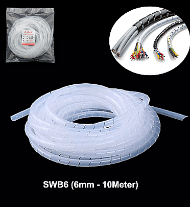 Spiral Wrapping Band 6mm/10meter Roll (SWB6)
