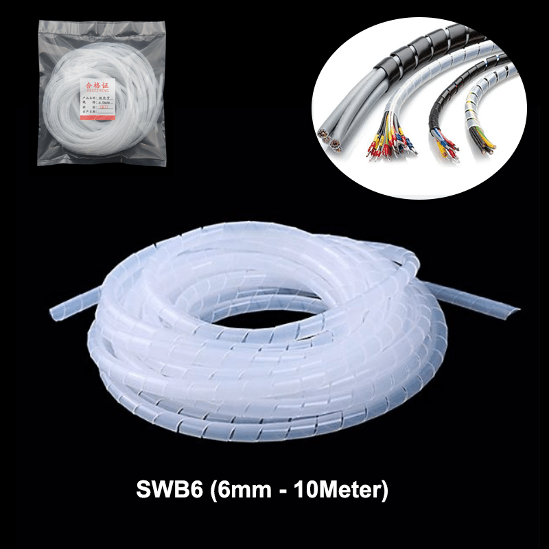 Spiral Wrapping Band 6mm/10meter Roll (SWB6)