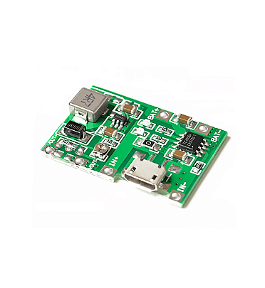TP4056 Lithium Li-ion 18650 Battery Charger Board With Step-Up Board Module