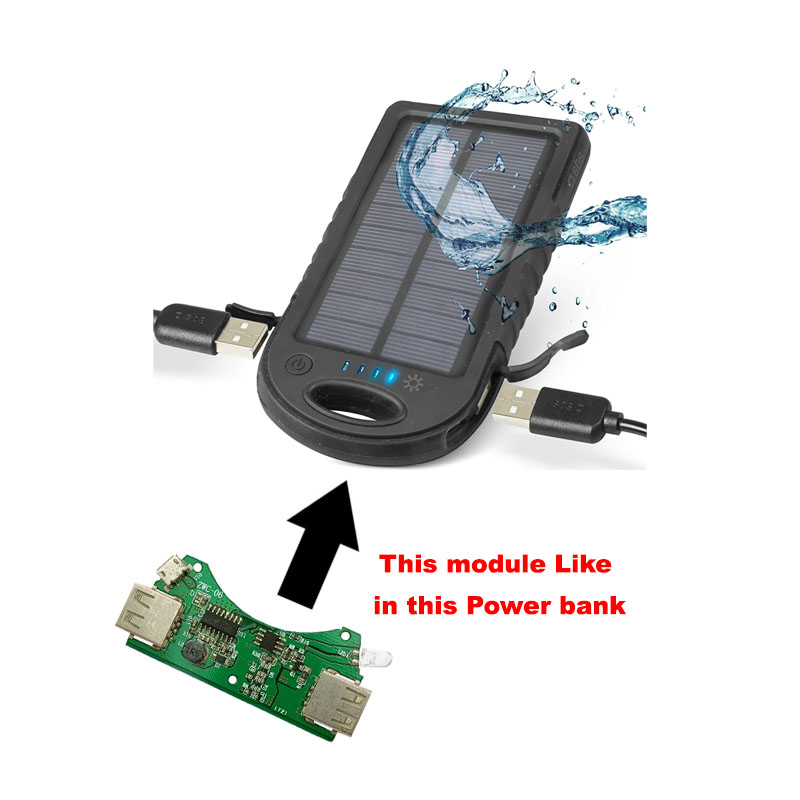 Dual USB 5V 1A Mobile Power Bank Module 18650 Battery Charger (Used Like New)