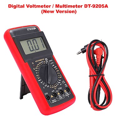 Digital Voltmeter / Multimeter DT-9205A (New Version)