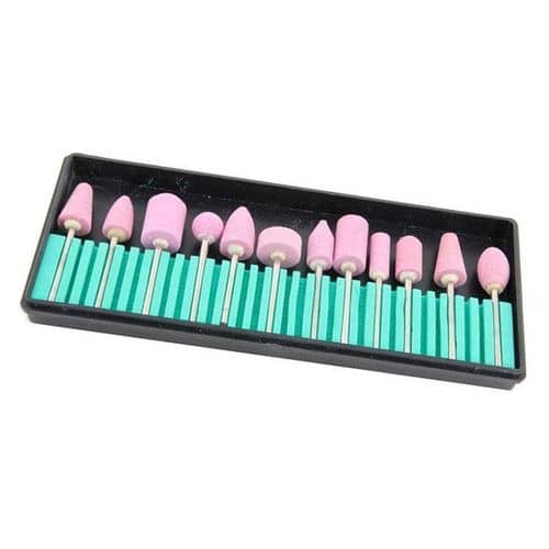 Quartz Abrasive Rotary Tool Accessory Kit (12 Pcs)