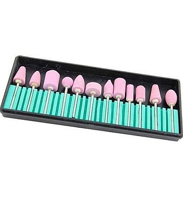 Quartz Abrasive Rotary Tool Accessory Kit (12 Pcs)