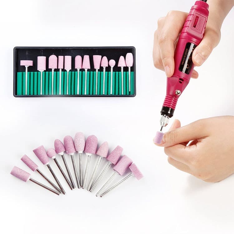 Quartz Abrasive Rotary Tool Accessory Kit (12 Pcs)
