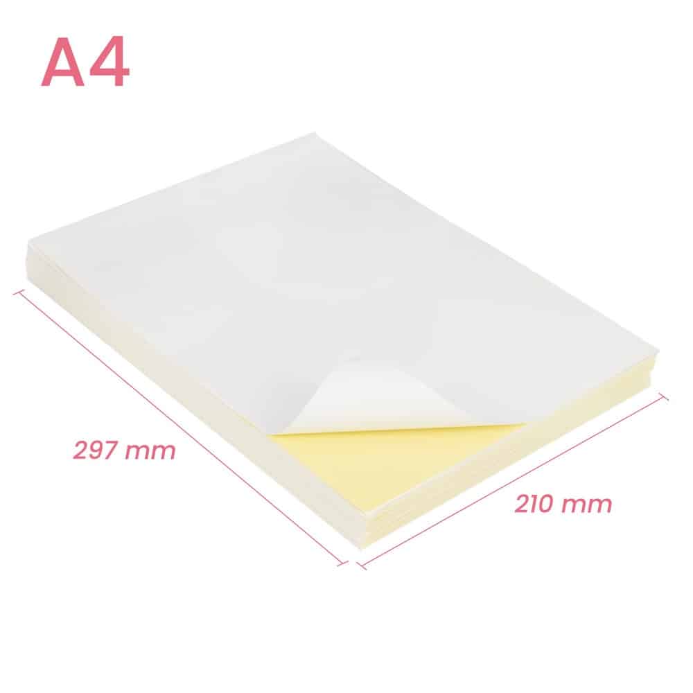 A4 Self-adhesive White Sticker Paper