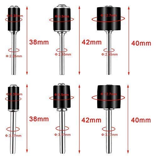 Drum Sanding Kit (51Pcs) For Nail Drill Bits Dremel Accessories Rotary Tool Set