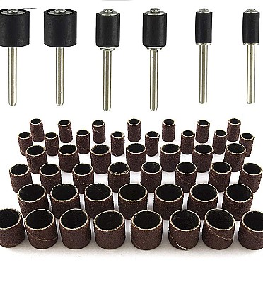 Drum Sanding Kit (51Pcs) For Nail Drill Bits Dremel Accessories Rotary Tool Set