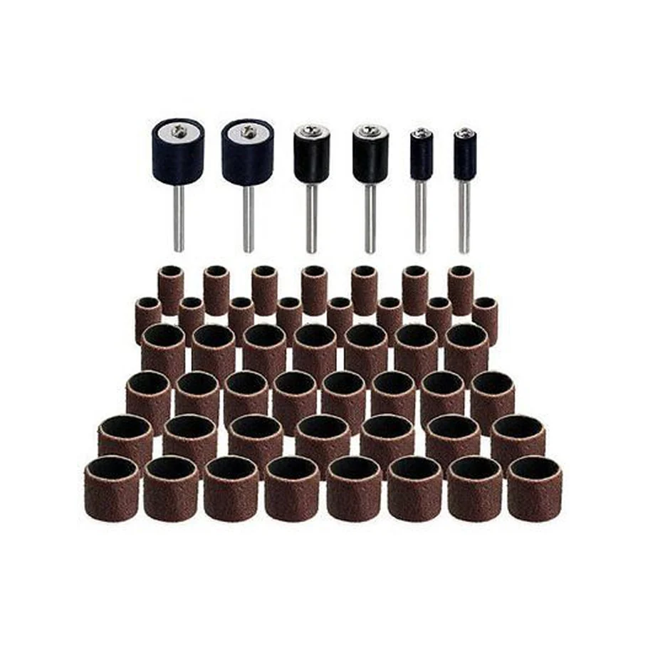 Drum Sanding Kit (51Pcs) For Nail Drill Bits Dremel Accessories Rotary Tool Set