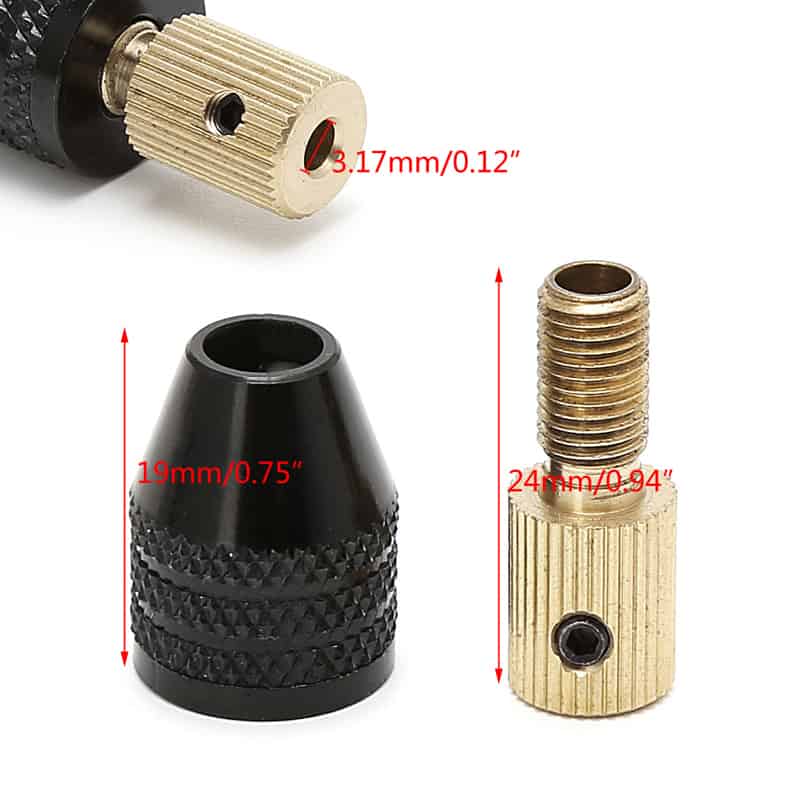 Mini Chuck Fixture Clamp 0.3mm-3.5mm Drill Bit