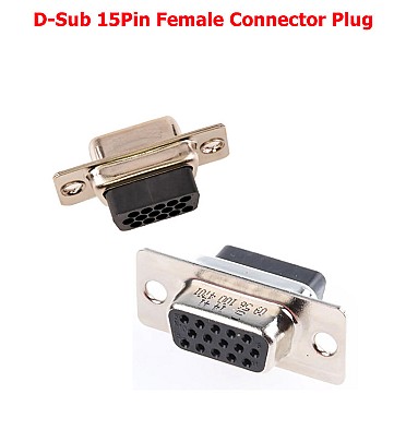 D-Sub 15Pin Female Connector Plug