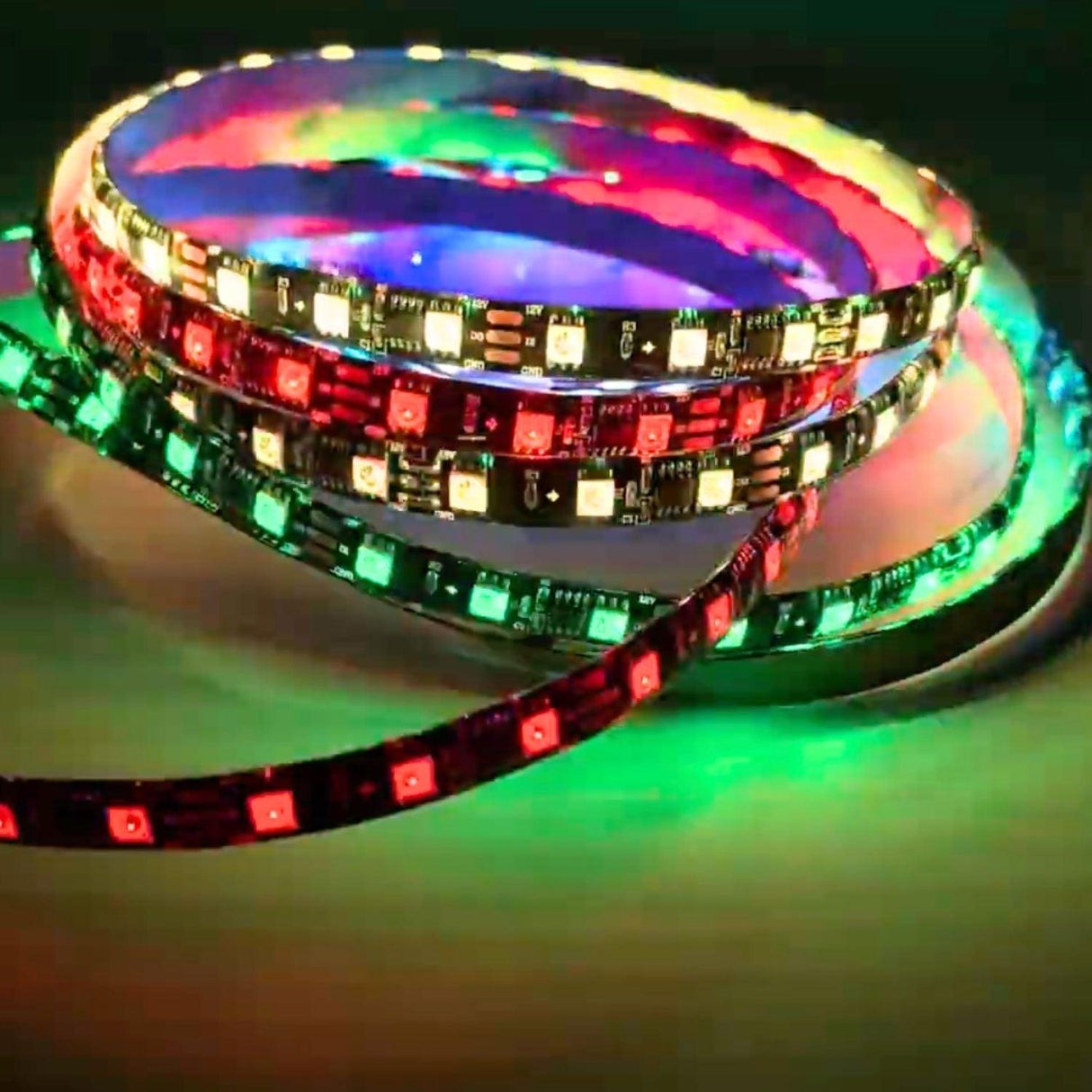 Led Strip WS2811 Programmed Addressable RGB 5050 LED soft strip WaterProof IP65 (60Led/M - 12V)
