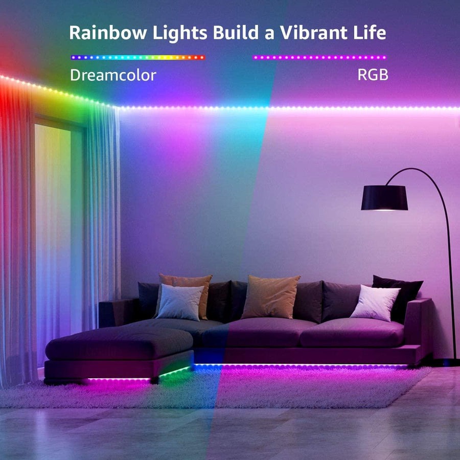 Led Strip WS2811 Programmed Addressable RGB 5050 LED soft strip WaterProof IP65 (60Led/M - 12V)