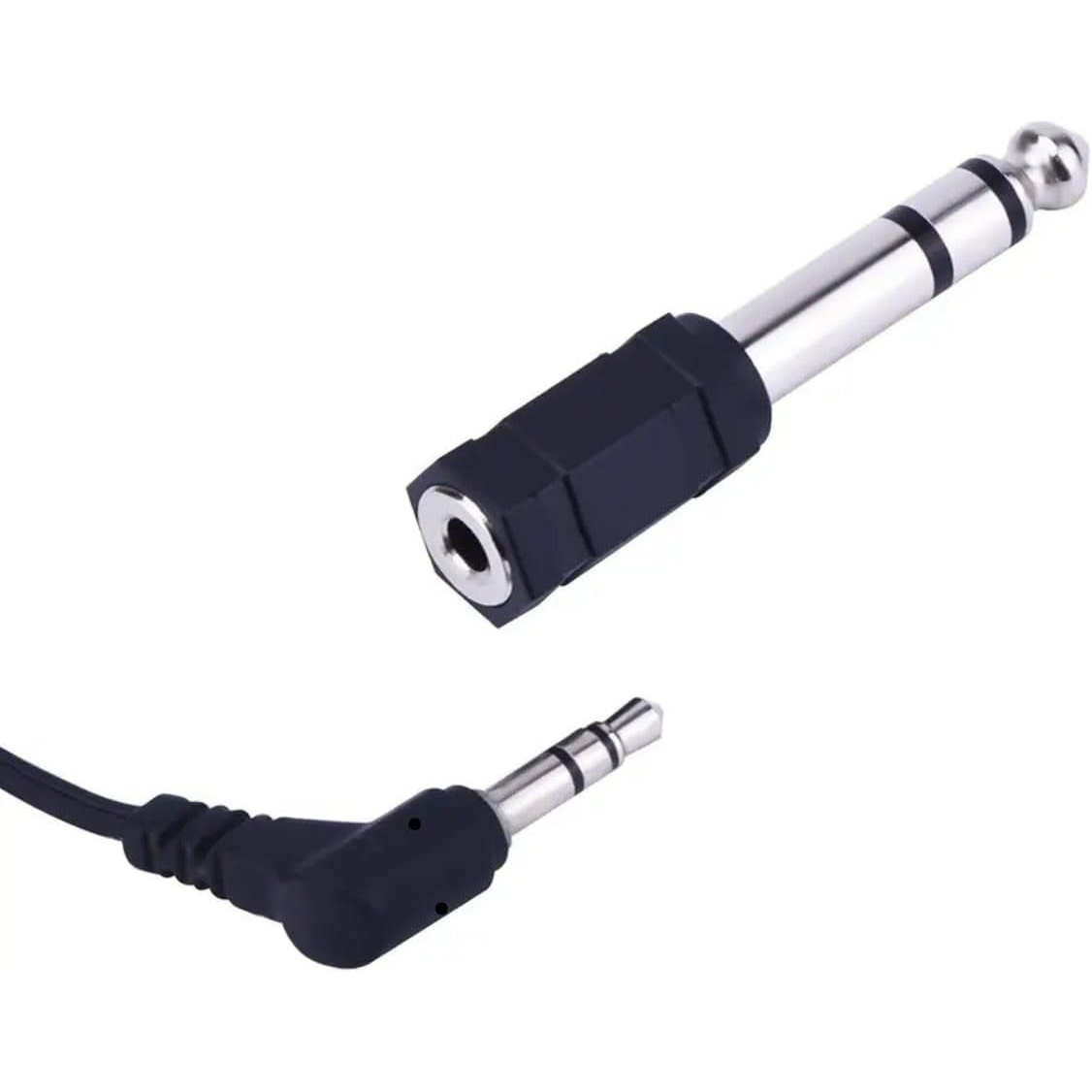 Audio Jack 3.5mm Female to Male 6.3mm Stereo Jack Adaptor Converter