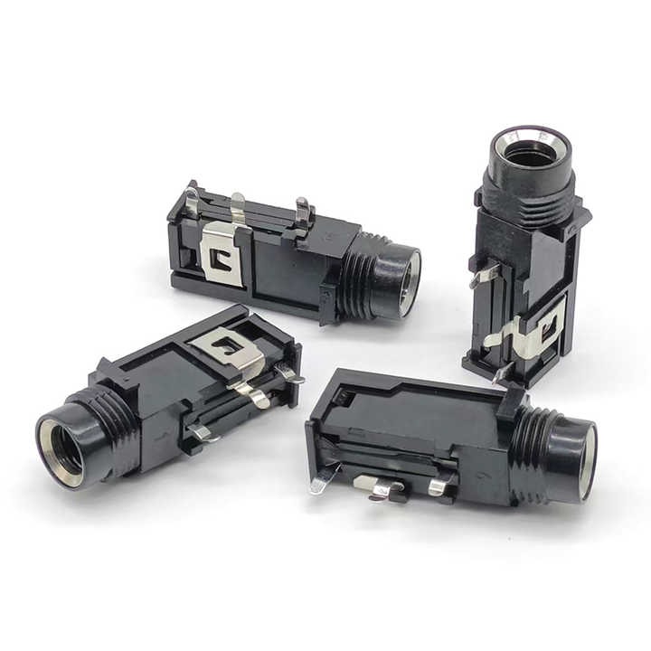 Audio Microphone Female socket/Jack - 6.35mm -Mono- 3Pin (PJ-603A)