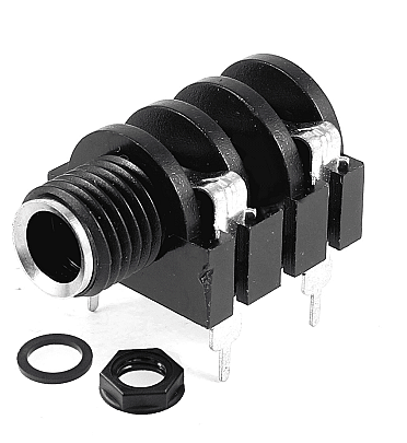 Audio Microphone Female socket/Jack - Japan -6.35mm - 4Pin Mono (PJ-609)