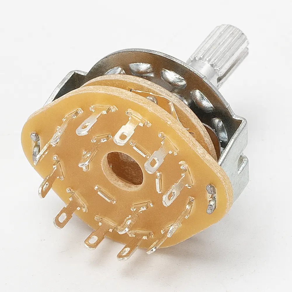 Rotary Switch Selector 2 Pole 6 Position 2P6T