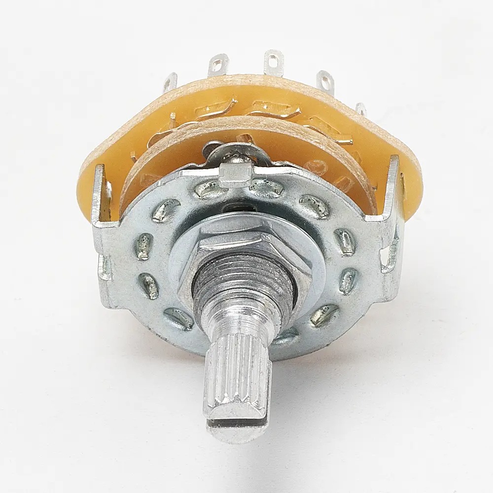Rotary Switch Selector 2 Pole 6 Position 2P6T