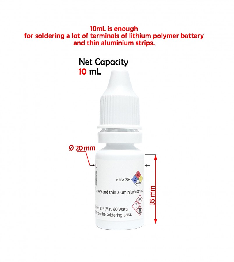Aluminium Soldering Flux 10mL