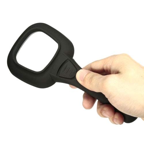 Handheld Magnifier Glass with Light 5 LED + 1 UV LED Inspection (TH-600558-2)