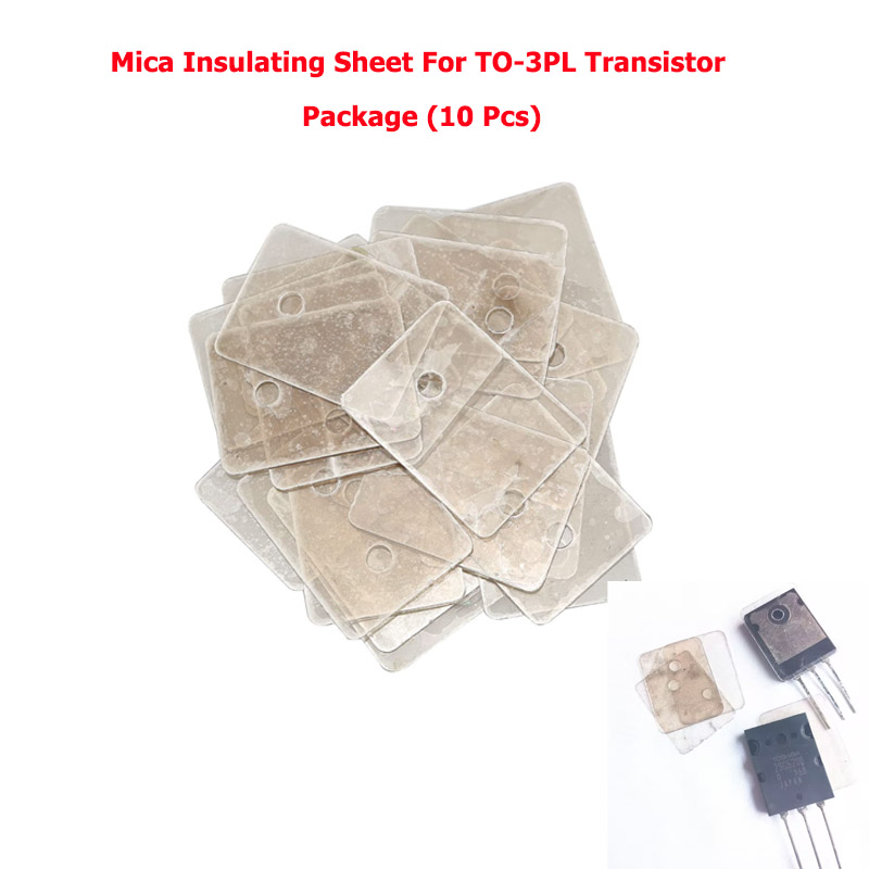 Mica Insulating Sheet For TO-3PL Transistor Package (10 Pcs)
