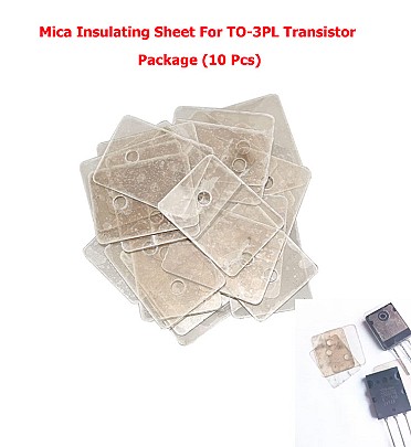 Mica Insulating Sheet For TO-3PL Transistor Package (10 Pcs)