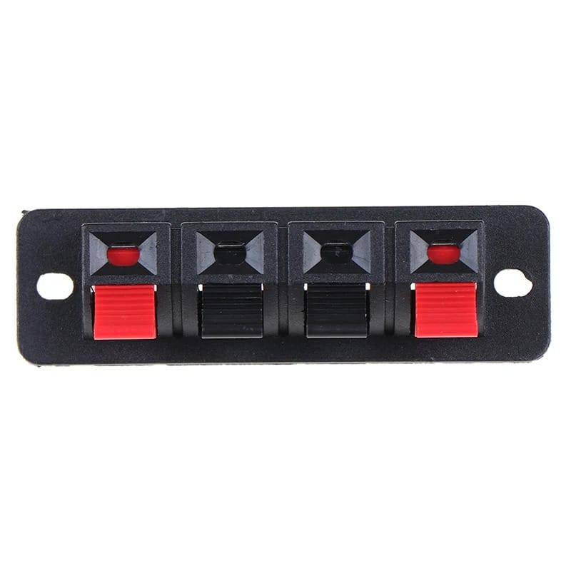 Mini Panel Mount Speaker Terminal Socket 4 Way
