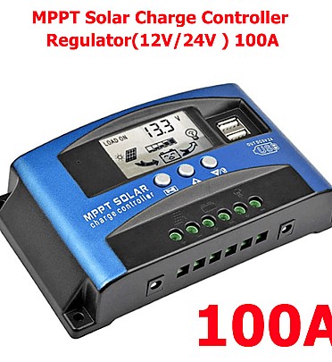 MPPT Solar Charge Controller Regulator(12V/24V ) 100A