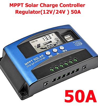 MPPT Solar Charge Controller Regulator(12V/24V ) 50A