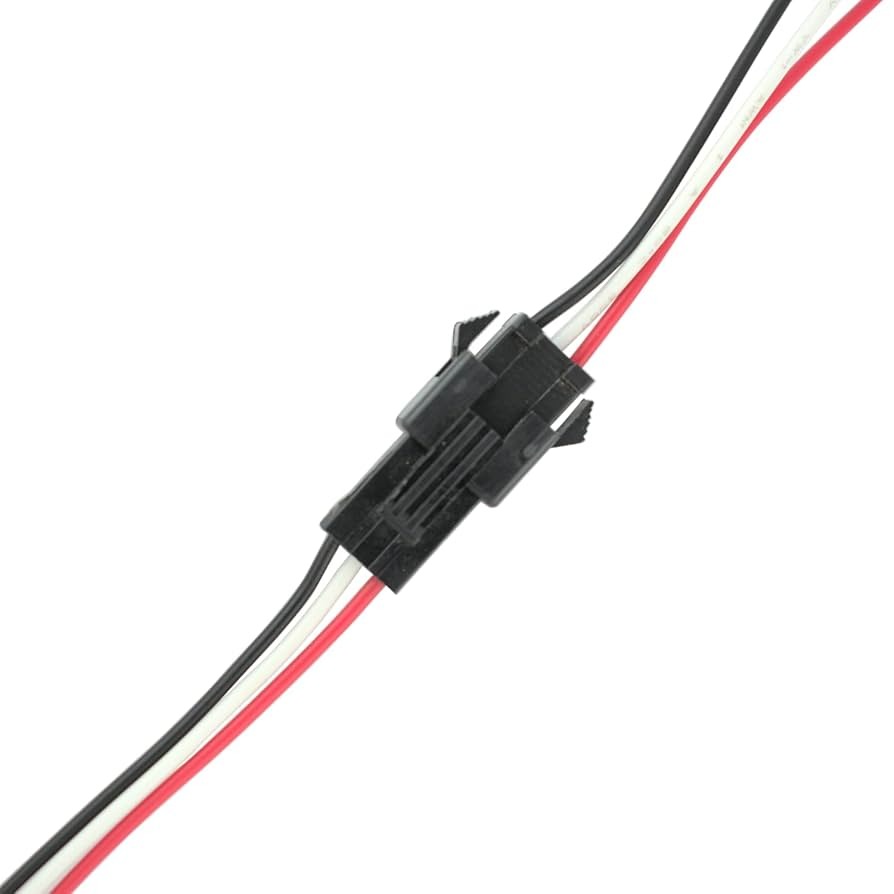 Pair JST SM Connector Wire Cable Male & Female (3Pin-2.54mm)