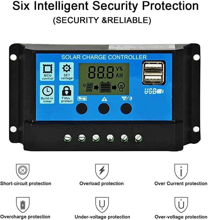 Solar Charge Controller Regulator(12V/24V ) 20A