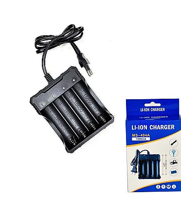 High Quality Battery Charger 4 Cell For 18650 Battery (MS-404A)